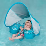 SwimBobo, Air Free Baby Floats, Light Blue (4-48 Months)