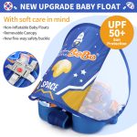 ⁦SwimBobo, Air Free Baby Floats, Blue (4-48 Months)⁩ - الصورة ⁦7⁩