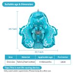⁦SwimBobo, Air Free Baby Floats, Light Blue (4-48 Months)⁩ - الصورة ⁦2⁩