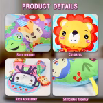 ⁦Baby Tummy Time U-shape Pillow with toys⁩ - الصورة ⁦5⁩