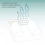⁦Moon Organic Sleep Positioner (45x35cm)⁩ - الصورة ⁦5⁩