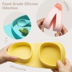 ⁦Foldable Silicone Plate with Fork & Spoon Set⁩ - الصورة ⁦2⁩
