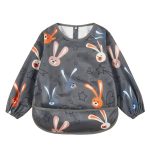 Long Sleeved Bibs- Rabbit Pattern