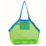 Large Capacity Mesh Tote Bag with Shoulder Straps and Storage pouch