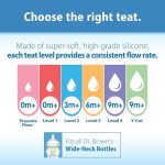 Dr. Brown’s Wide-Neck, Natural flow, Anti- colic, Nipple - Medium Flow Level 2 - 2-pack - Image 2