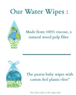 ⁦Cottonista Wipes, On the Go, 1 pack 10 wipes, (Buy 1 get 1 Free)⁩ - الصورة ⁦2⁩
